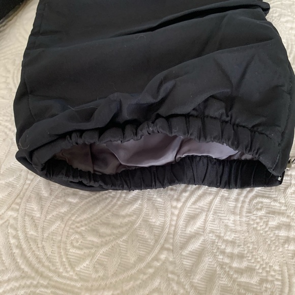 White Sierra Kids Snow Bib Overalls Pants Ski Black Grey Boys Girls Size 4 - Picture 9 of 15